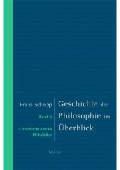 book Geschichte der Philosophie im Überblick. Band 2: Christliche Antike und Mittelalter