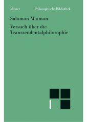 book Versuch über die Transzendentalphilosophie