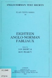 book Eighteen Anglo-Norman fabliaux