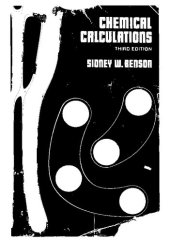 book Chemical Calculations Benson Sidney William