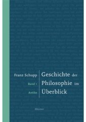 book Geschichte der Philosophie im Überblick. Band 1: Antike