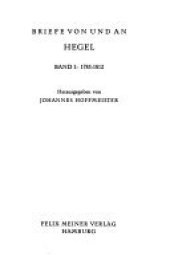 book Briefe von und an Hegel