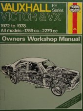 book Haynes Vauxhall Victor & VX4/90 FE Series Owners Workshop Manual