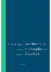 book Geschichte der Philosophie im Überblick. Band 3. Neuzeit