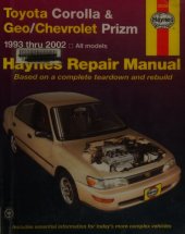 book Haynes Toyota Corolla & Geo/Chevrolet Prizm Automotive Repair Manual