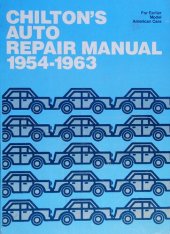 book Chilton's Auto Repair Manual 1954-1963