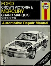 book Haynes Ford Crown Victoria & Mercury Grand Marquis Automotive Repair Manual 2nd Edition