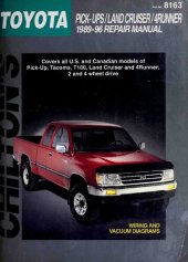 book Chilton's Toyota Pick-Ups/Land Cruiser/4Runner 1989-96 Repair Manual