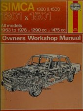 book Haynes Simca Owners Workshop Manual