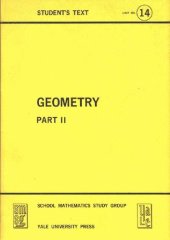 book SMSG (School Mathematics Study Group) Geometry: Student’s Text, Part II