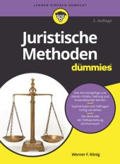 book Juristische Methoden für Dummies