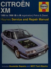 book Haynes Citroen XM Petrol & Diesel (1989-1997) Service and Repair Manual