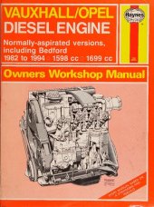 book Haynes Vauxhall/Opel 1.6 and 1.7 Diesel Engine Owners Workshop Manual