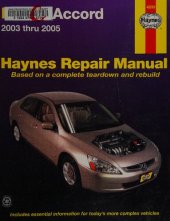 book Haynes Honda Accord Automotive Repair Manual 2003 thru 2005