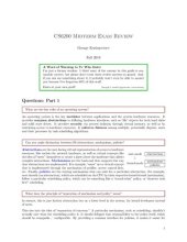 book Graduate Introduction to Operating Systems (CS 6200): Midterm Exam Review Notes