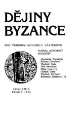 book Dějiny Byzance