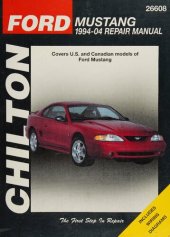 book Chilton's Ford Mustang 1994-04 Repair Manual