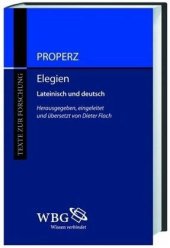 book Elegien: Lateinisch und deutsch