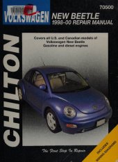 book Chilton's Volkswagen New Beetle 1998-00 Repair Manual