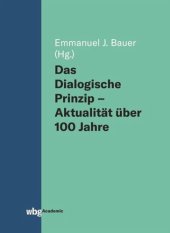 book Das Dialogische Prinzip - Aktualität über 100 Jahre