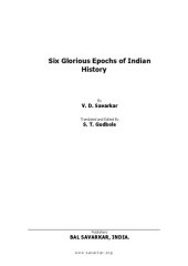 book Six Glorious Epochs of Indian History