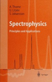 book Spectrophysics Principles and Applications