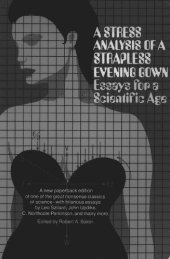 book A Stress Analysis of a Strapless Evening Gown: Essays for a Scientific Age