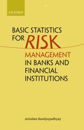 book Basic Statistics for Risk Management in Banks and Financial Institutions