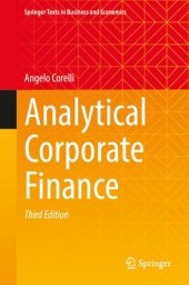 book Analytical Corporate Finance (Springer Texts in Business and Economics)