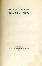 book Kwatrijnen