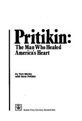 book Pritikin: The Man Who Healed America's Heart