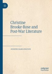 book Christine Brooke-Rose and Post-War Literature