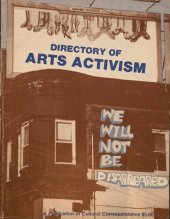 book We Will Not be Disappeared!: Directory of Arts Activism