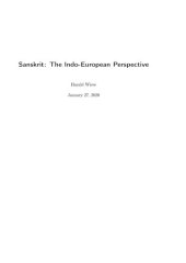 book Sanskrit: The Indo-European Perspective