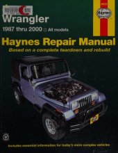 book Haynes Jeep Wrangler Automotive Repair Manual 1987 thru 2000