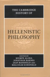 book The Cambridge History of Hellenistic Philosophy