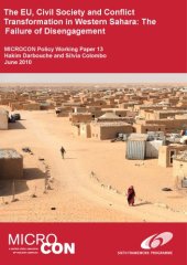 book The EU, Civil Society and Conflict Transformation in Western Sahara: The Failure of Disengagement