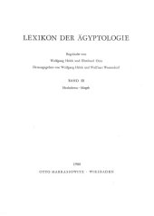 book Lexikon der Agyptologie - Band III: Horhekenu - Megeb