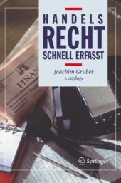 book Handelsrecht - Schnell erfasst, 5. Auflage (Recht - schnell erfasst)