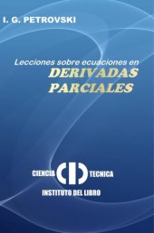 book Lecciones sobre ecuaciones em derivadas parciales