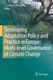 book Developing Adaptation Policy and Practice in Europe: Multi-level Governance of Climate Change