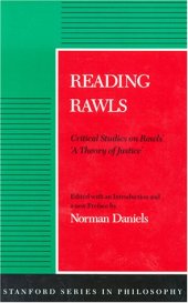 book Reading Rawls: Critical Studies on Rawls' A Theory of Justice