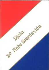 book Djela dr. Ante Starčevića: Predstavke