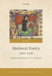 book The Oxford History of Poetry in English: Volume 3. Medieval Poetry: 1400-1500