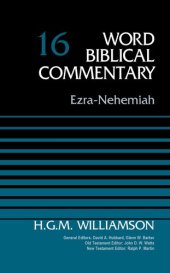 book Ezra-Nehemiah, Volume 16