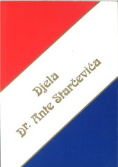 book Djela Dr. Ante Starčevića: Jubilei