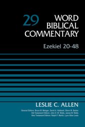 book Ezekiel 20-48, Volume 29