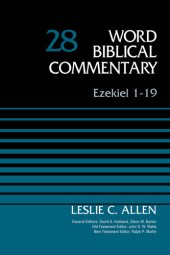 book Ezekiel 1-19, Volume 28