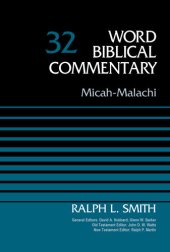 book Micah-Malachi, Volume 32