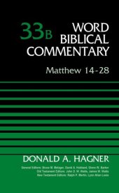 book Matthew 14-28, Volume 33B